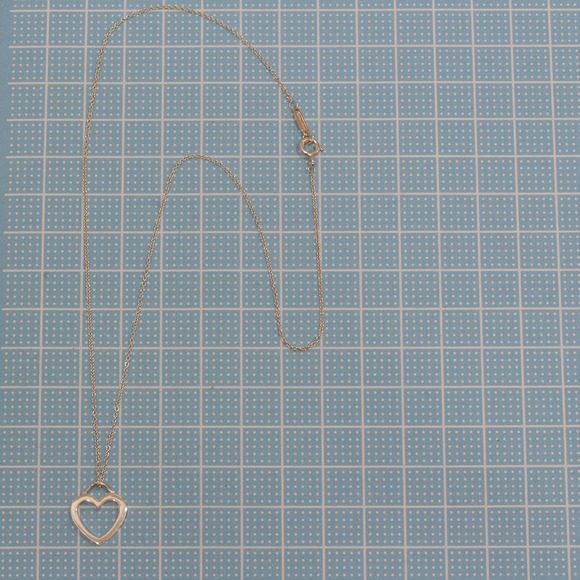 Tiffany Heart Pendant Necklace Silver - Picture 7 of 7